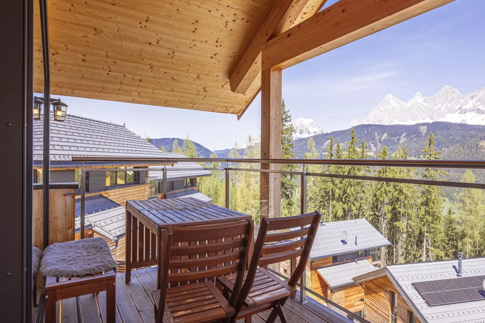 Alpenchalets Reiteralm 2-Terrasbalkon