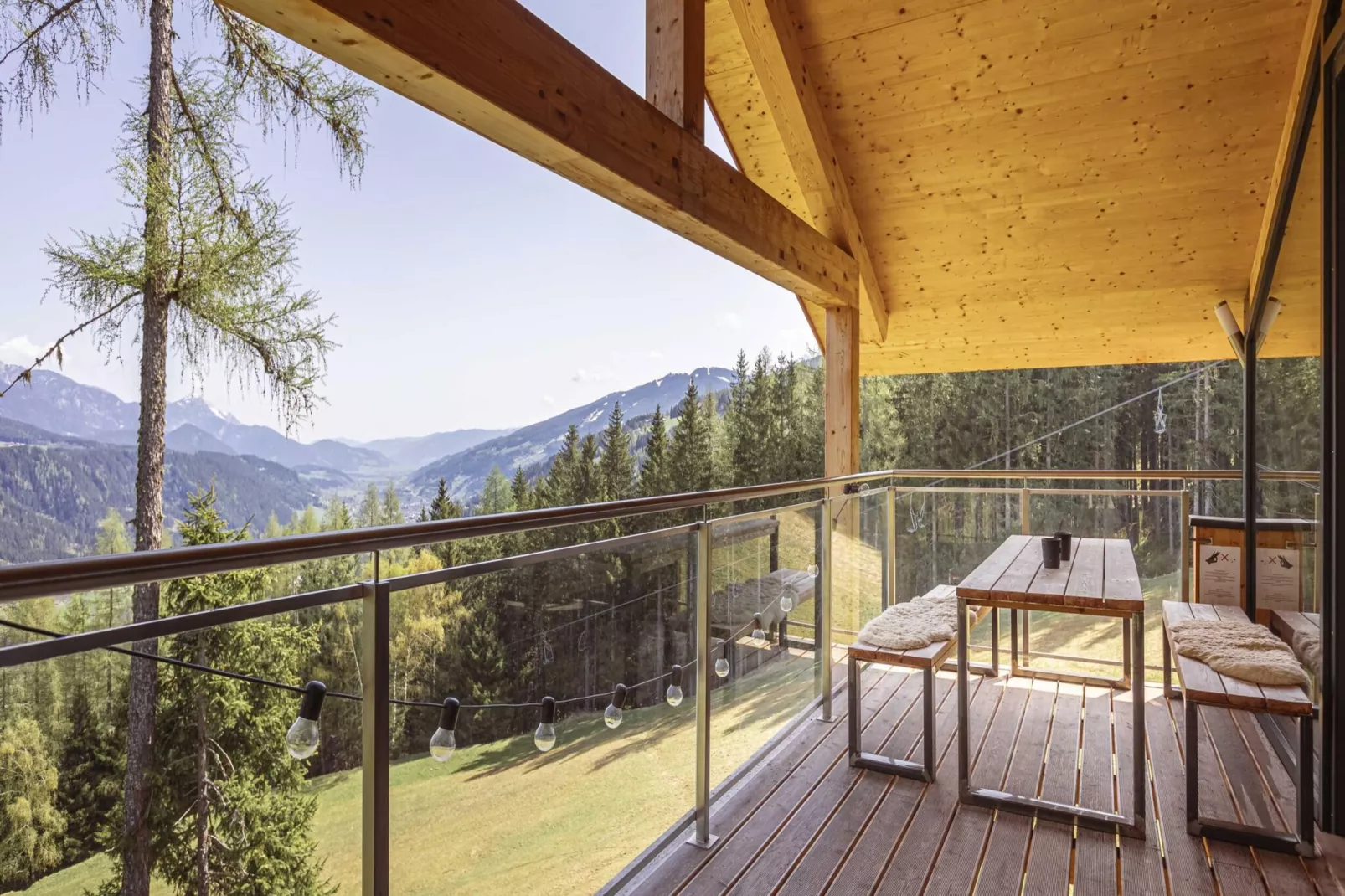 Alpenchalets Reiteralm 11-Terrasbalkon