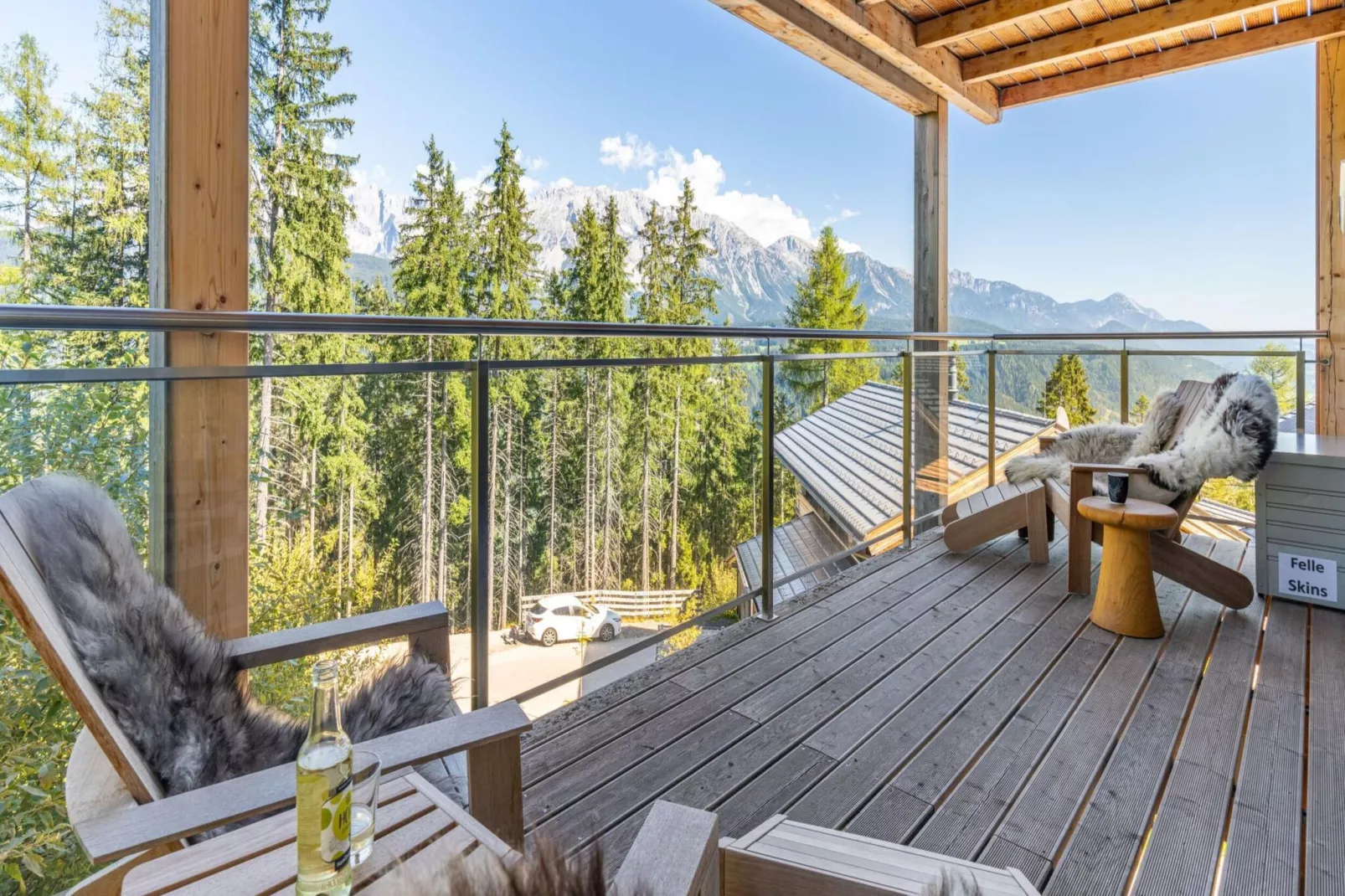 Alpenchalets Reiteralm 3-Terrasbalkon