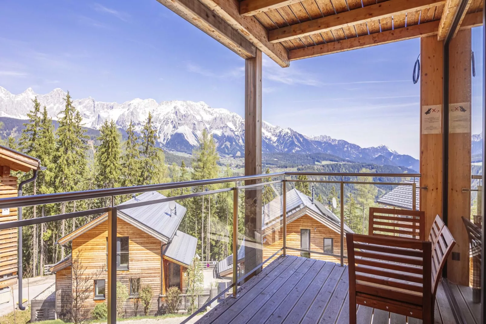 Alpenchalets Reiteralm 3-Terrasbalkon