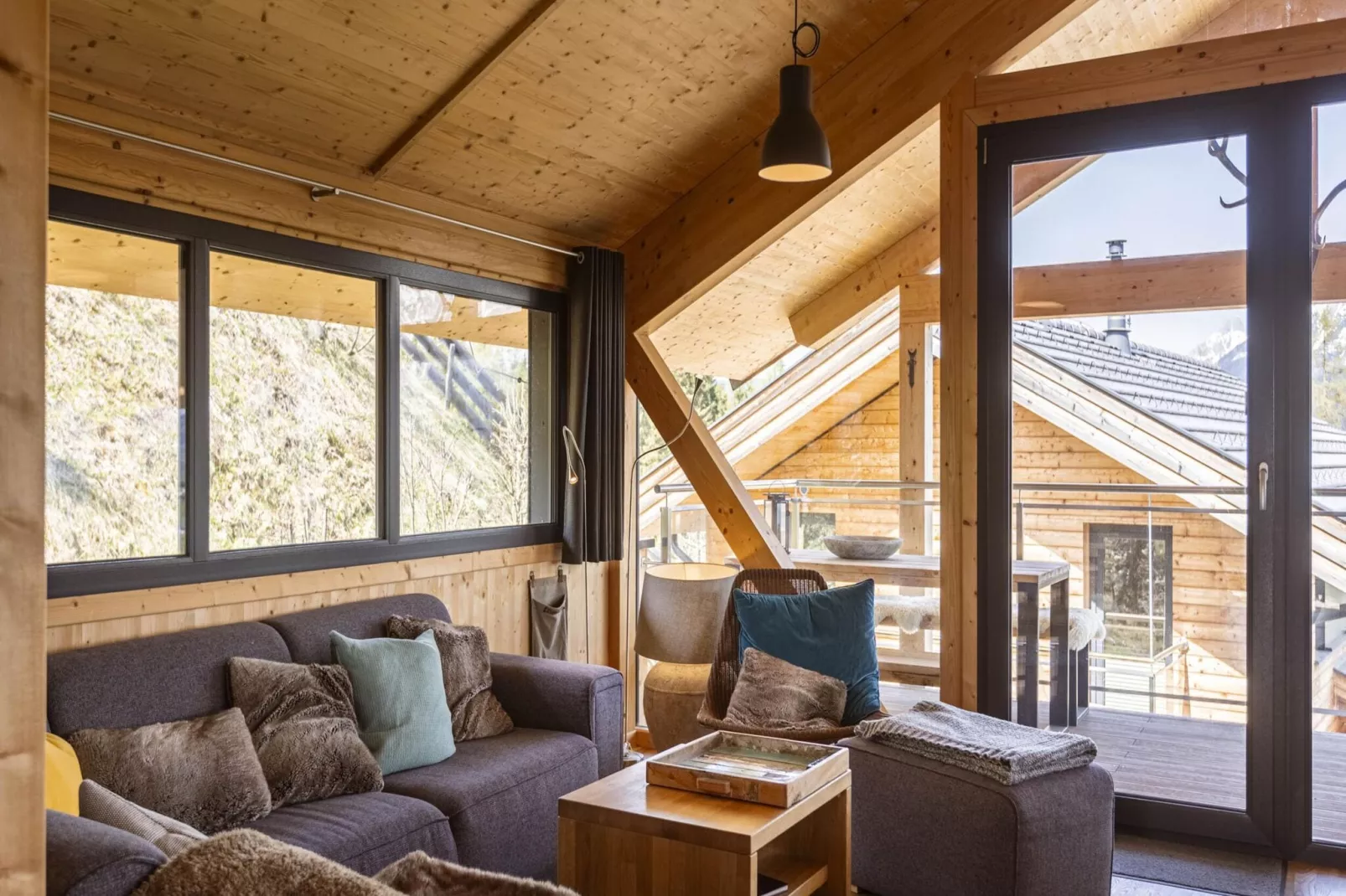 Alpenchalets Reiteralm 3-Woonkamer