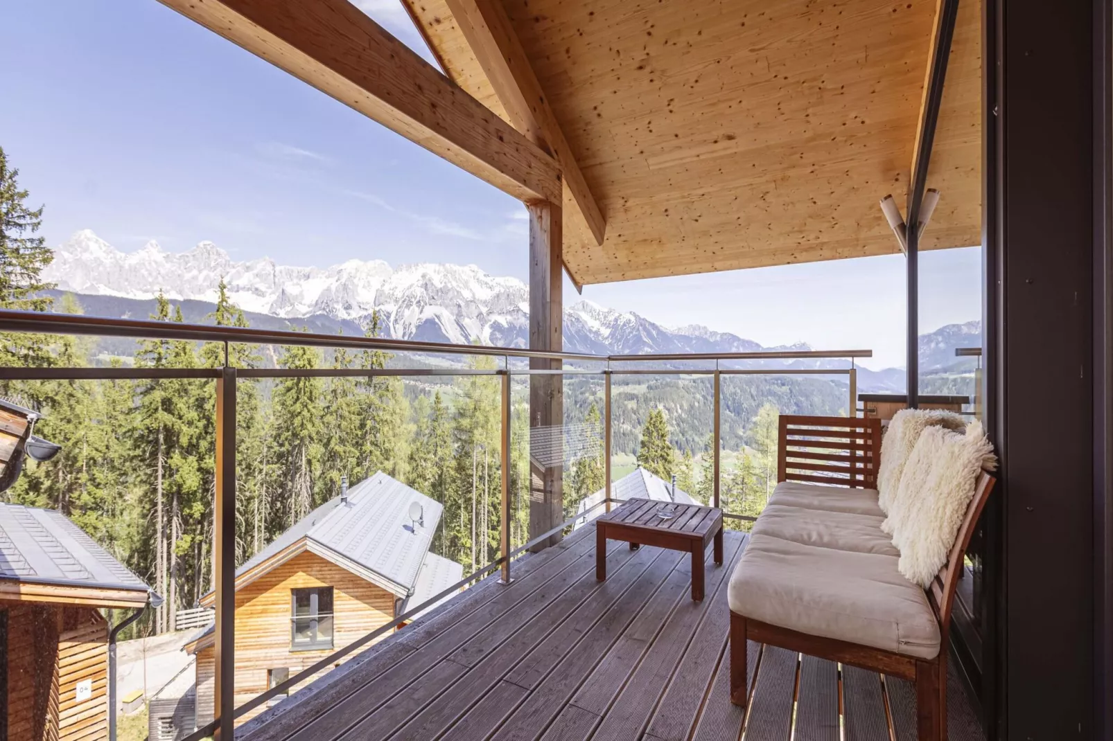 Alpenchalets Reiteralm 3-Terrasbalkon