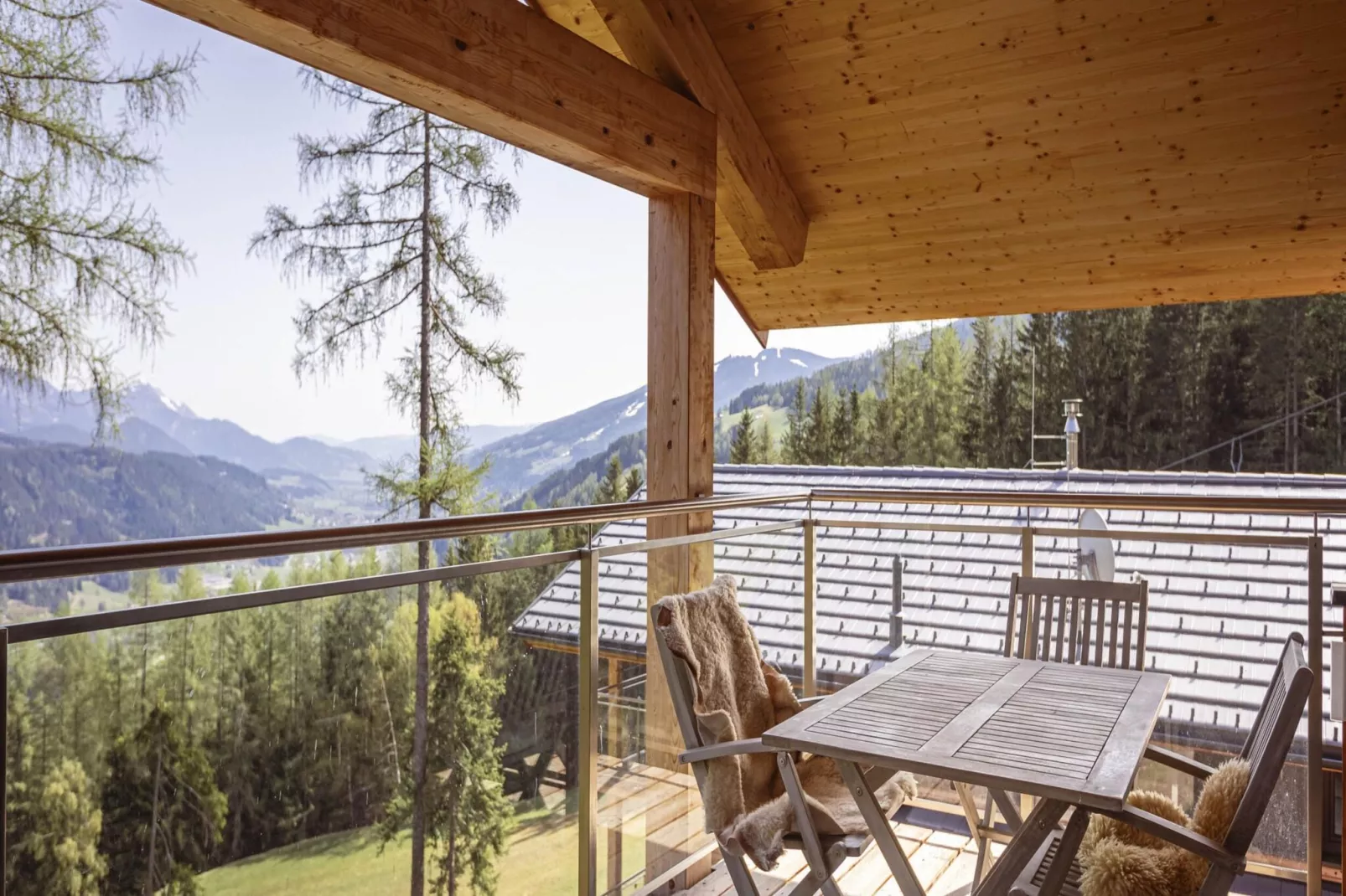 Alpenchalets Reiteralm 12-Terrasbalkon