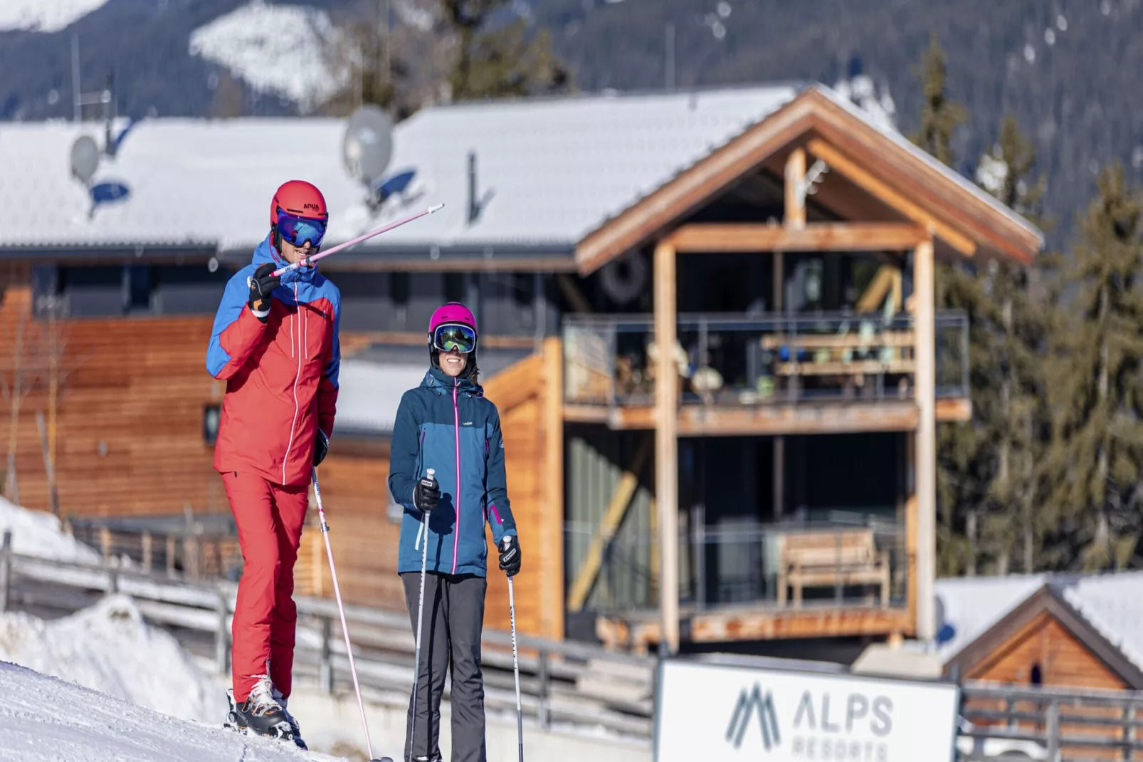 Alpenchalets Reiteralm 12-Gebied winter 1km