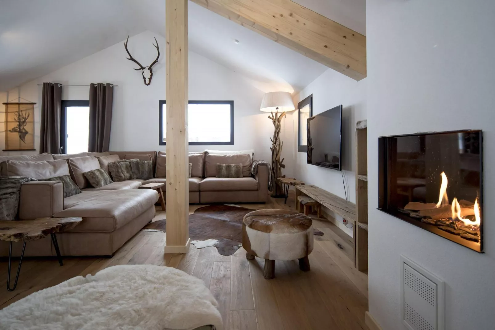 Alpenchalets Reiteralm 1-Woonkamer