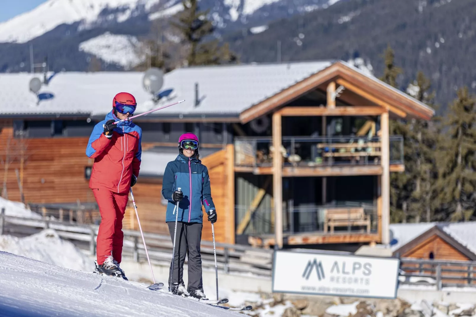 Alpenchalets Reiteralm 1-Gebied winter 1km