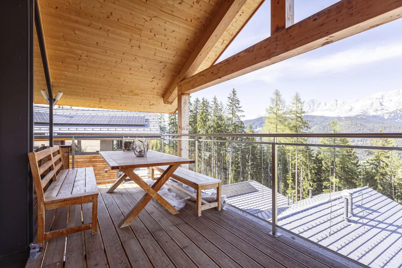 Alpenchalets Reiteralm 10-Terrasbalkon