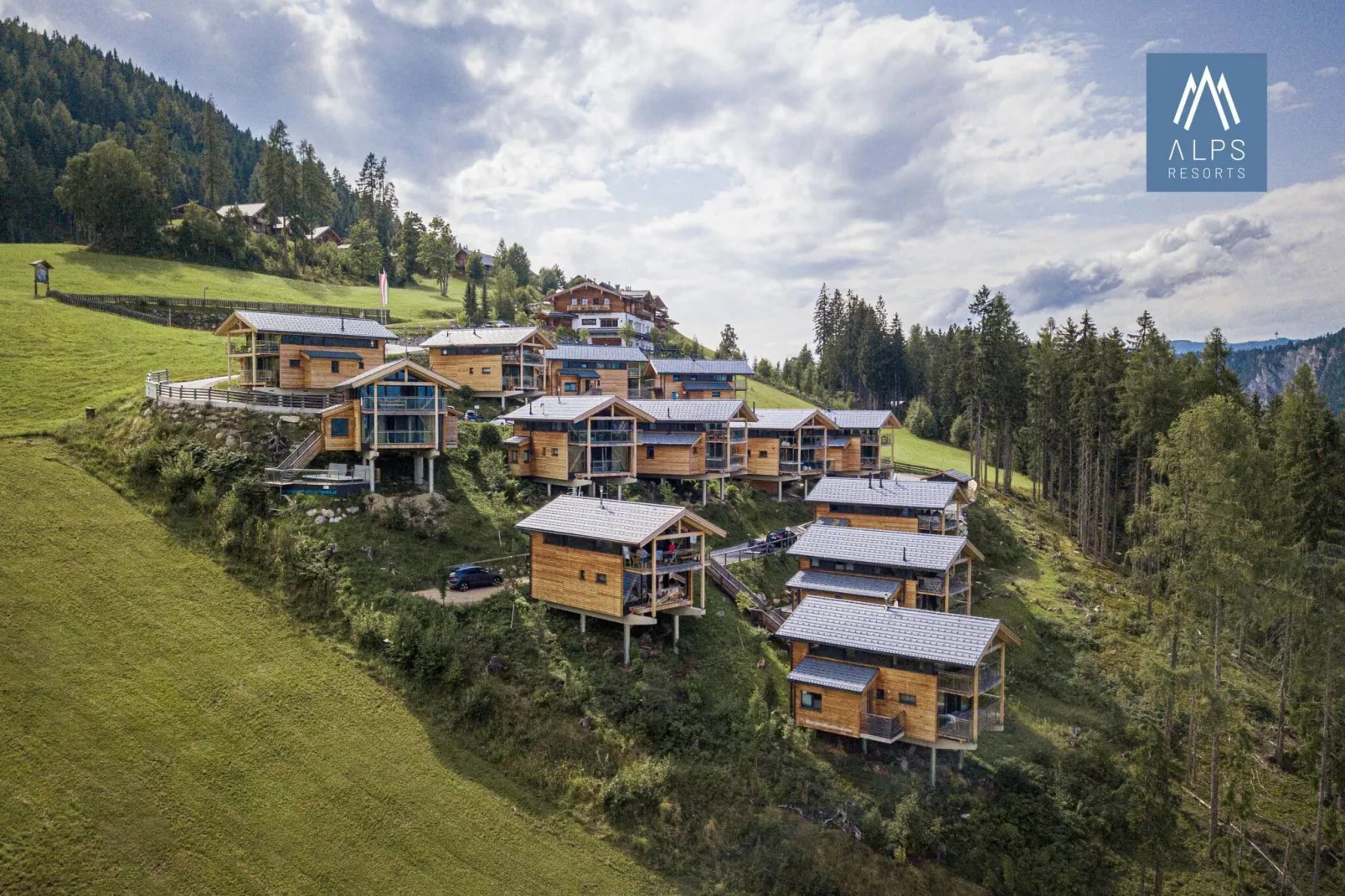 Alpenchalets Reiteralm 10-Gebieden zomer 1km