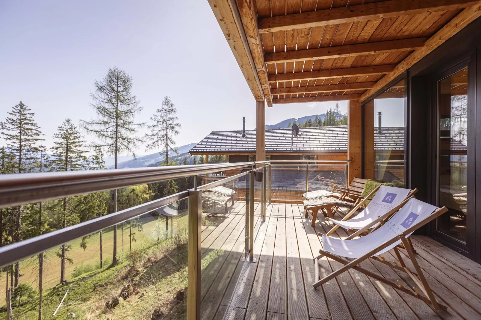 Alpenchalets Reiteralm 12-Terrasbalkon