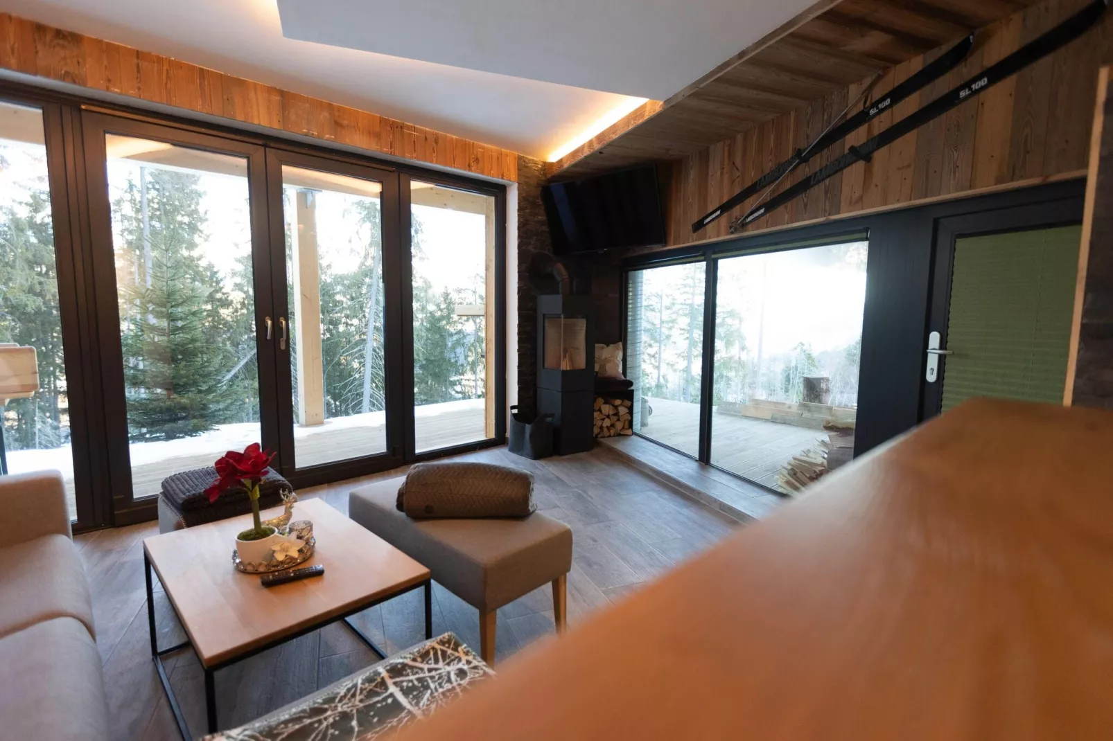 Alpenchalets Reiteralm 12-Woonkamer