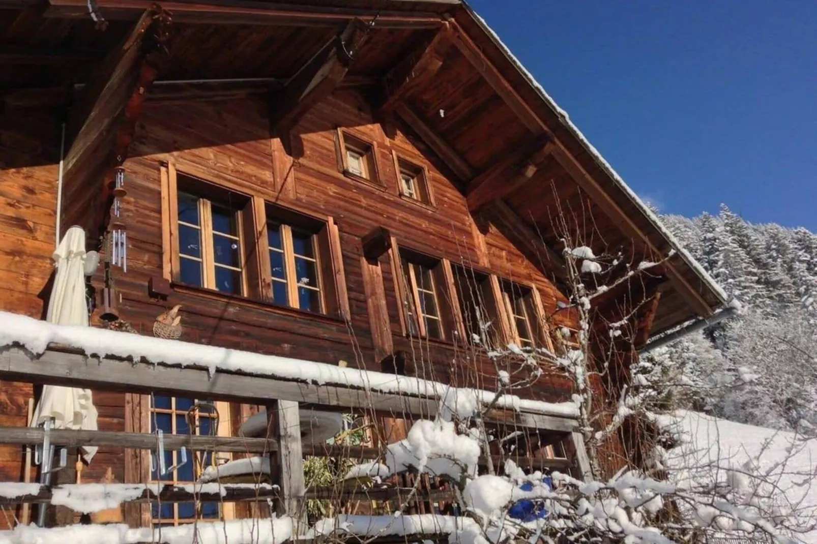 Gstaad Paradise View Chalet with Outdoor Jacuzzi-Exterieur winter