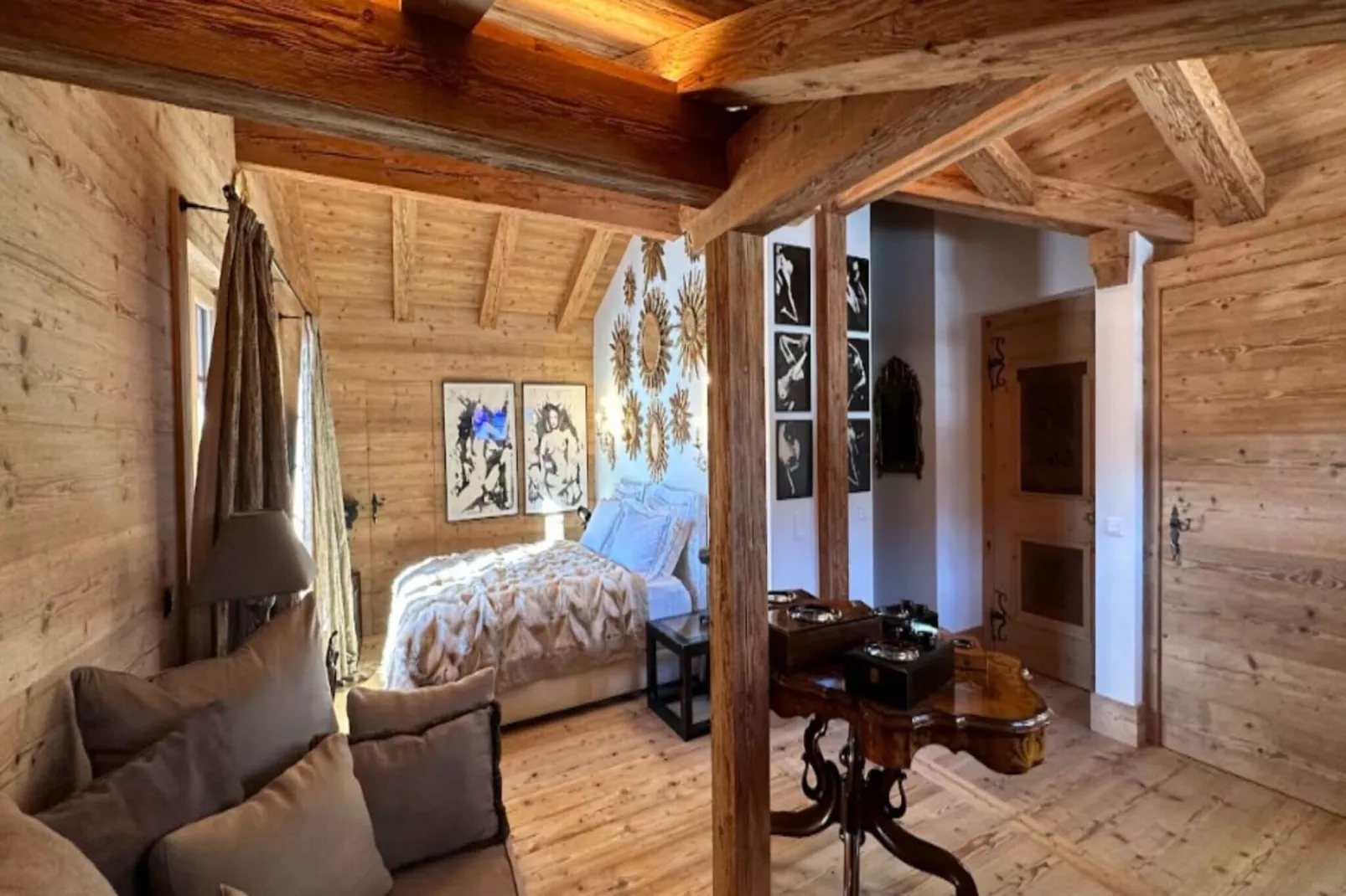 Divine Gstaad Chalet In Pure Elegance-Slaapkamer