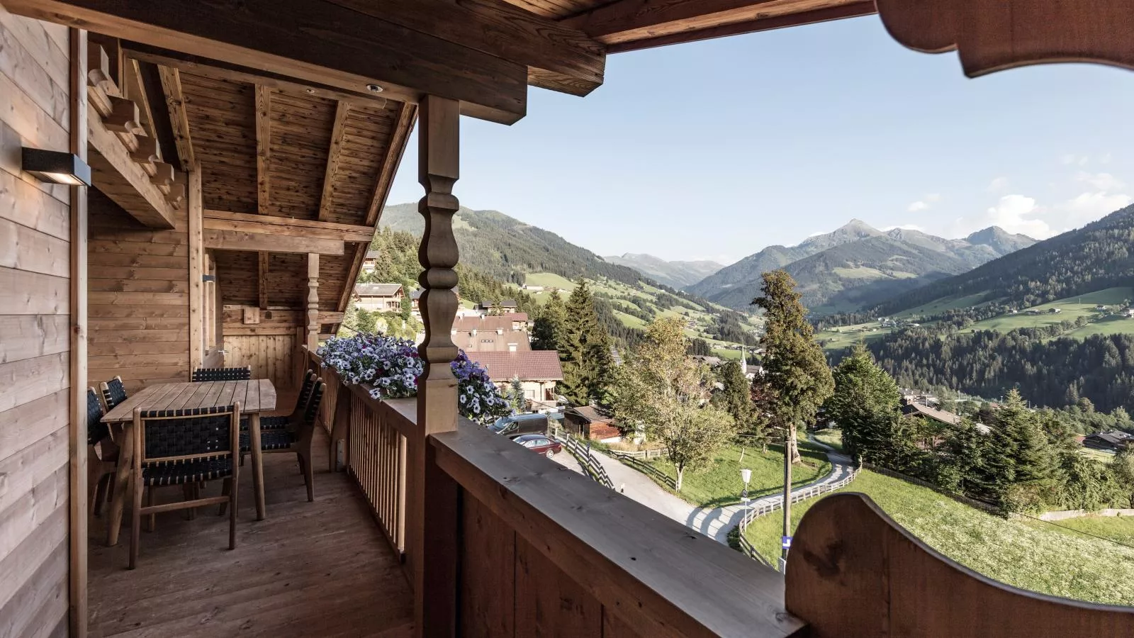 Alpbach Lodge Chalet Superior-Uitzicht zomer