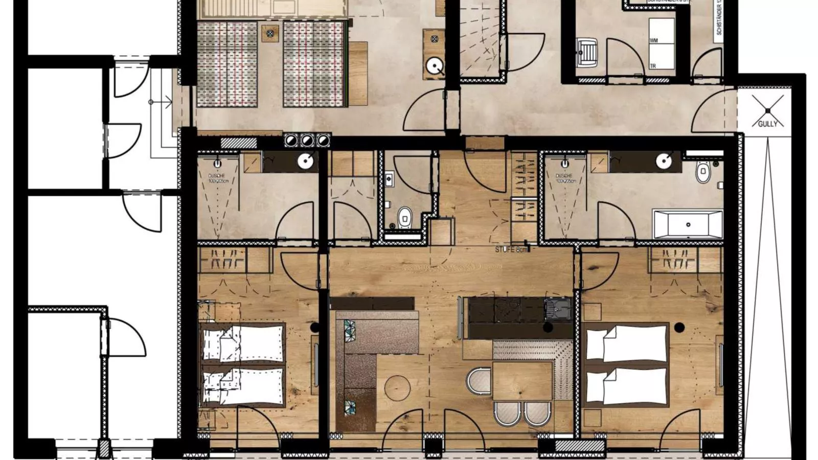 Alpbach Lodge Chalet Superior-Plattegrond