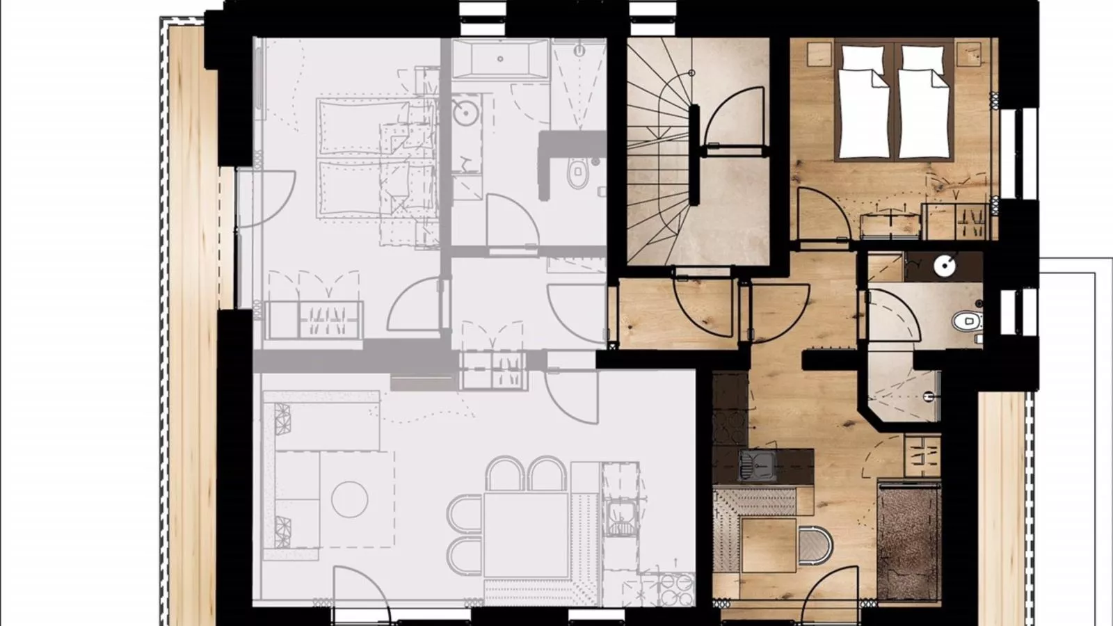 Alpbach Lodge III Superior-Plattegrond