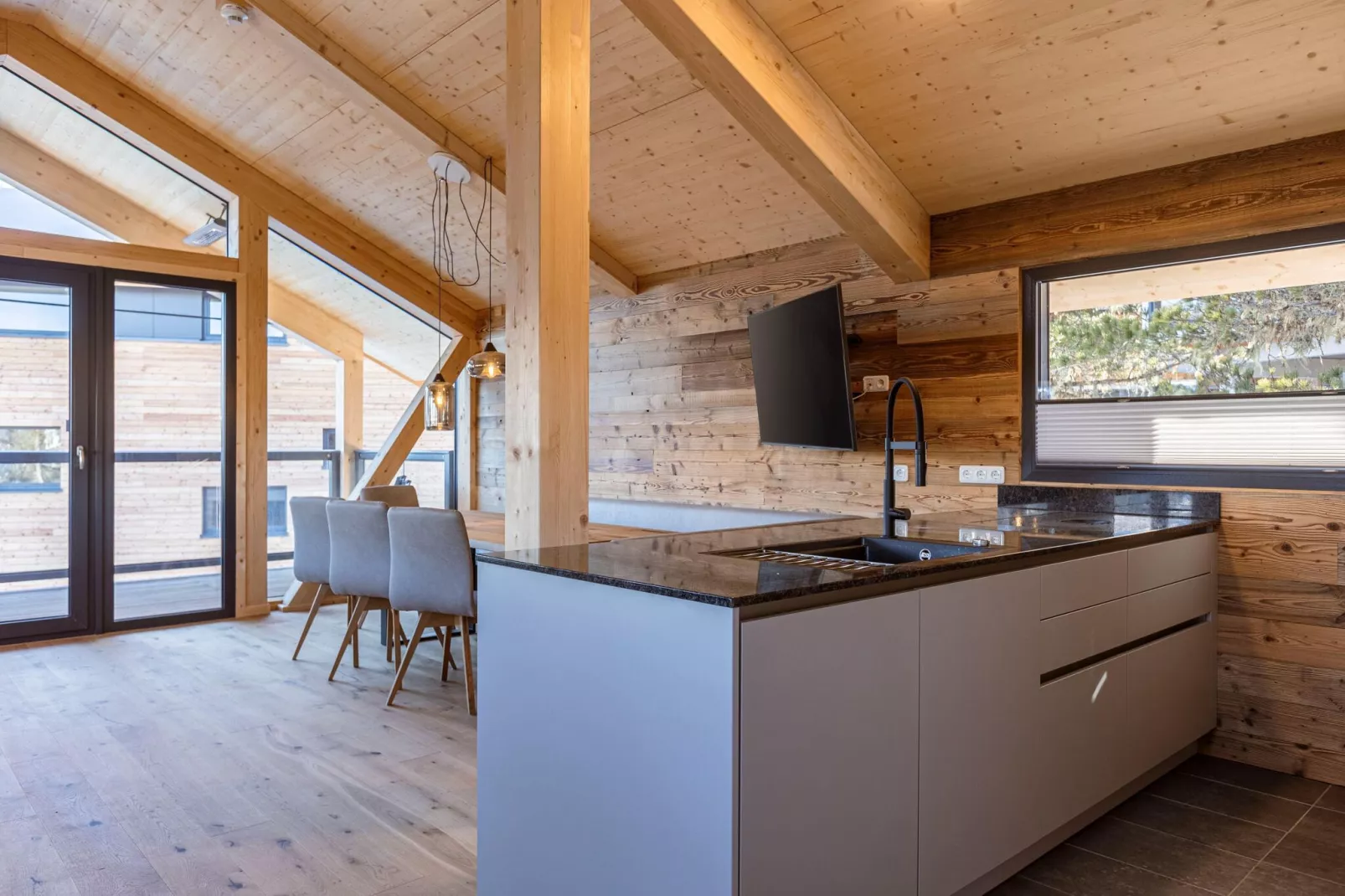 Naturchalets Turracher Höhe 5-Keuken