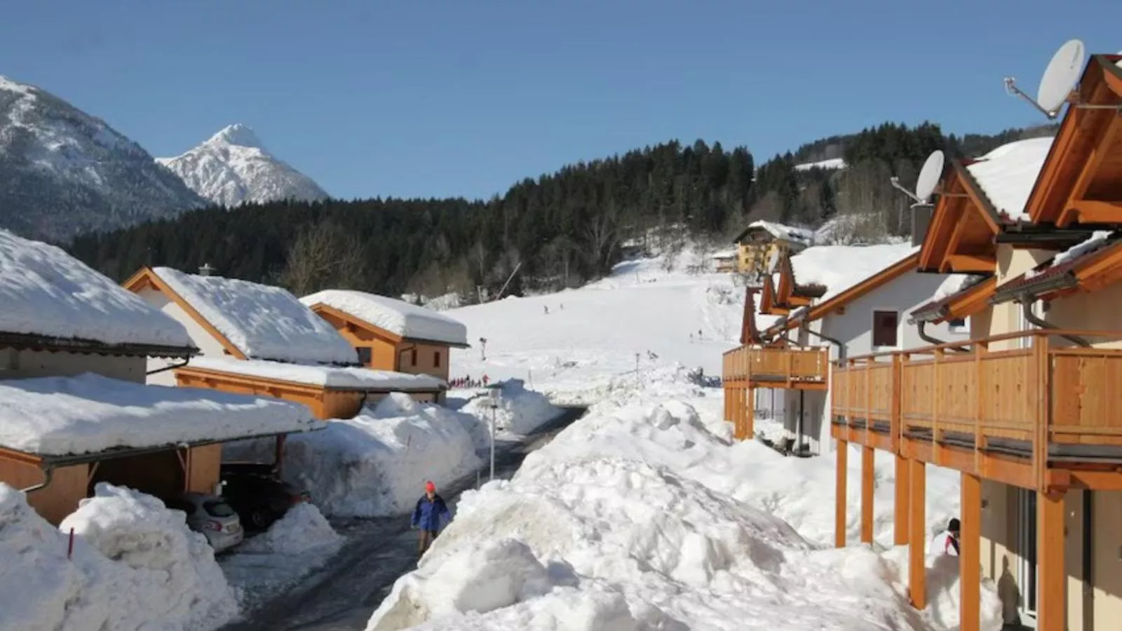 Chalet am Sonnenpiste-Gebied winter 1km