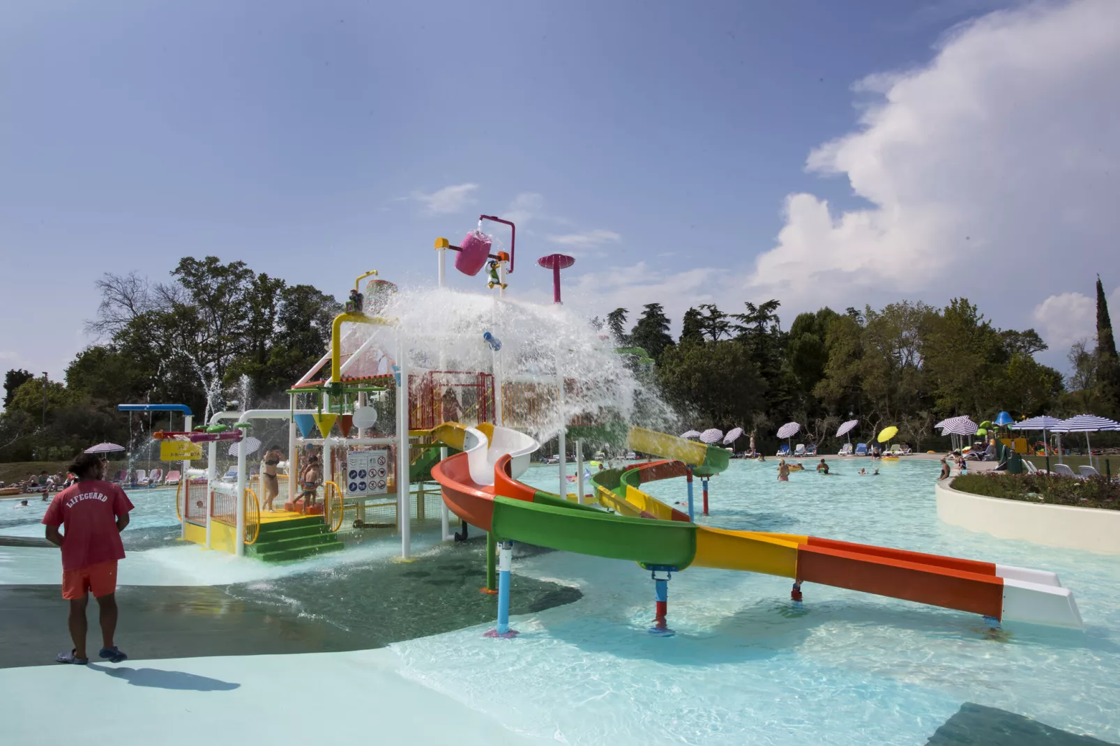 Sisan Family Resort Cisano di Bardolino - App 2 pax-Zwembad