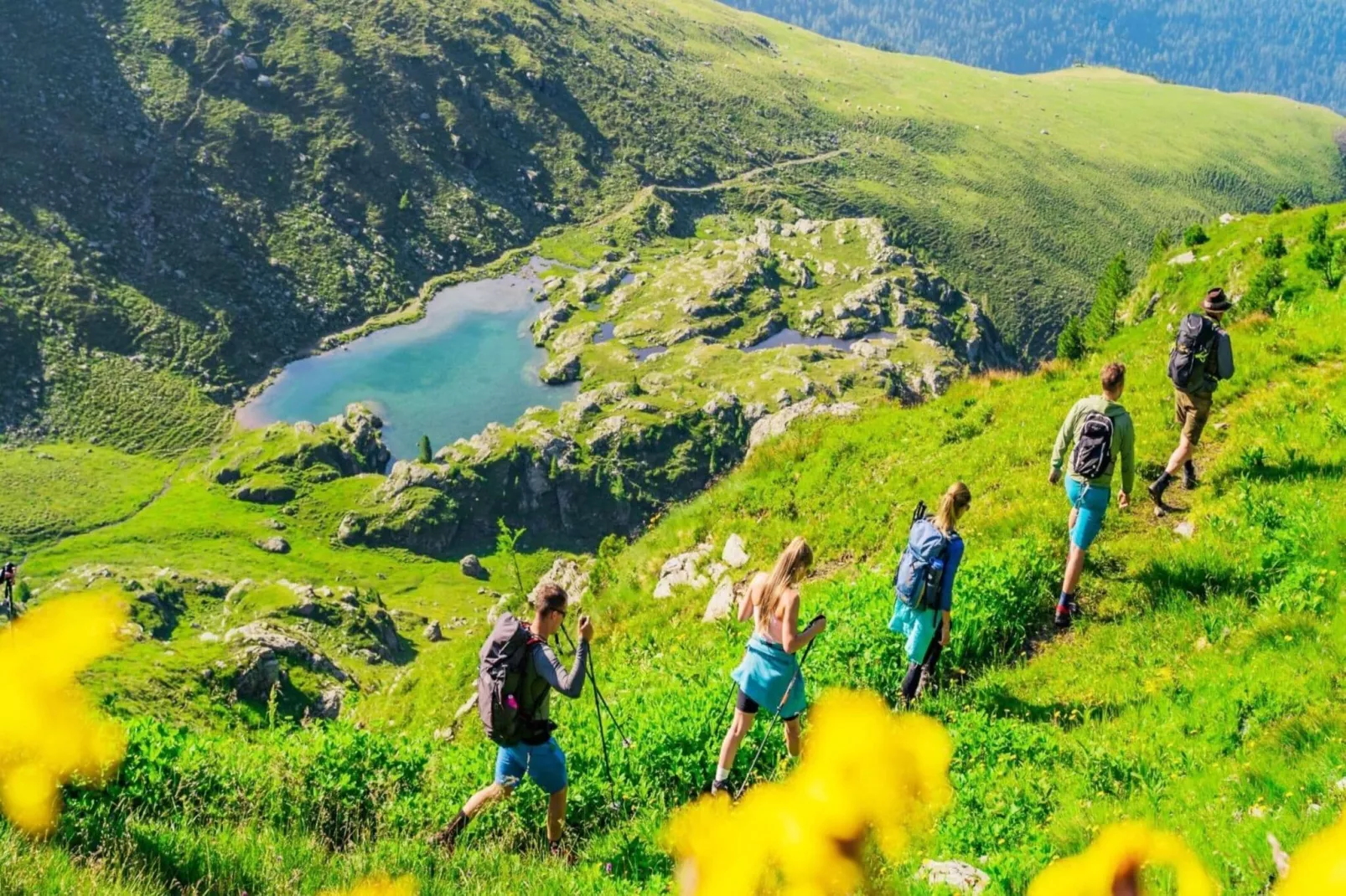 Alpenpark Turrach 6-Gebieden zomer 20km