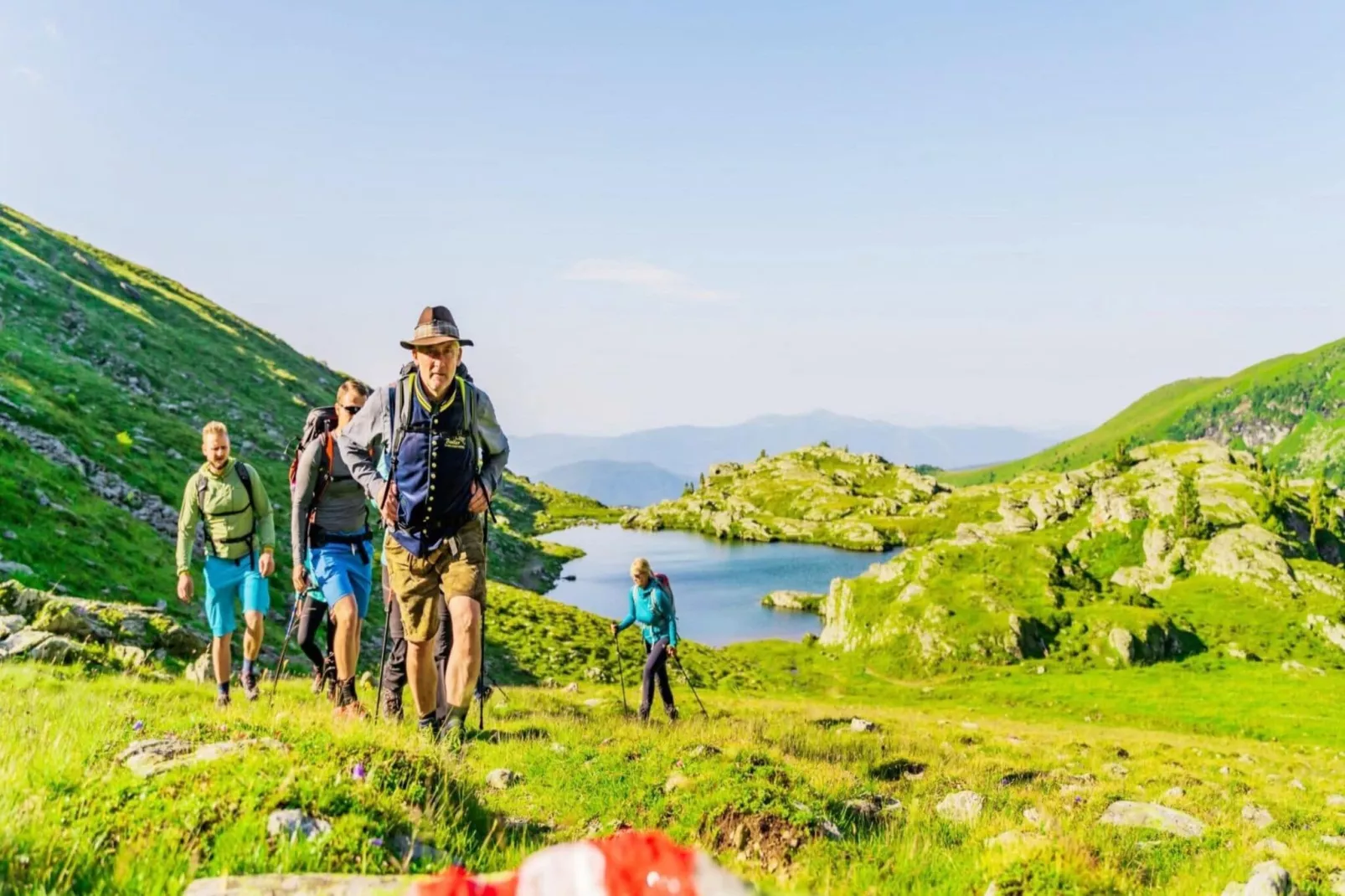 Alpenpark Turrach 1-Gebieden zomer 20km