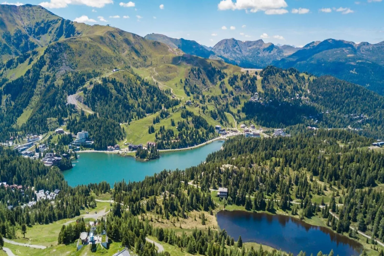 Alpenpark Turrach 2-Gebieden zomer 20km