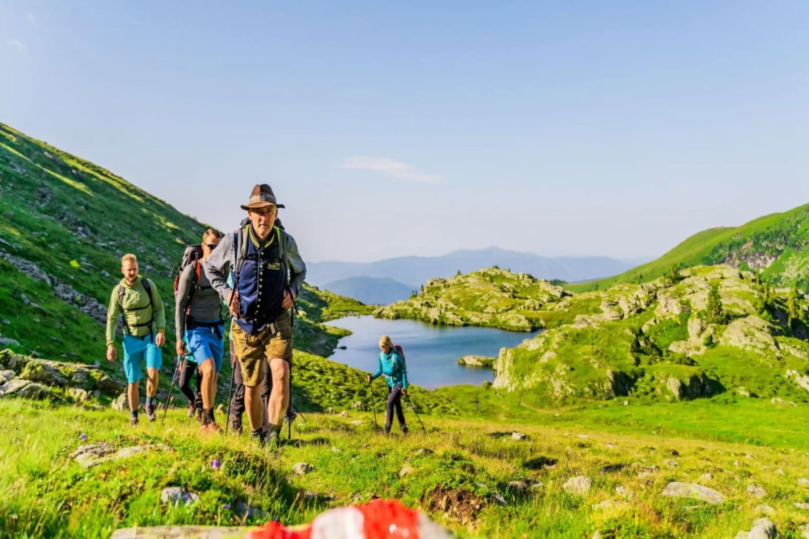 Alpenpark Turrach 14-Gebieden zomer 20km