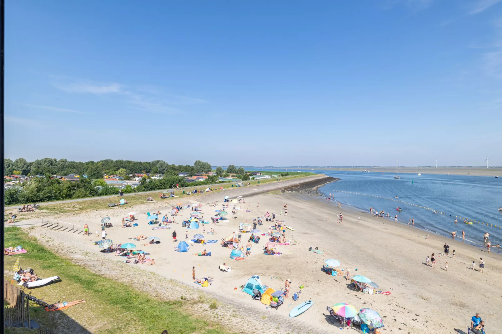 Luxe appartement Vista Maris - Havenweg 8-40  Sint-Annaland Oosterschelde-Uitzicht zomer