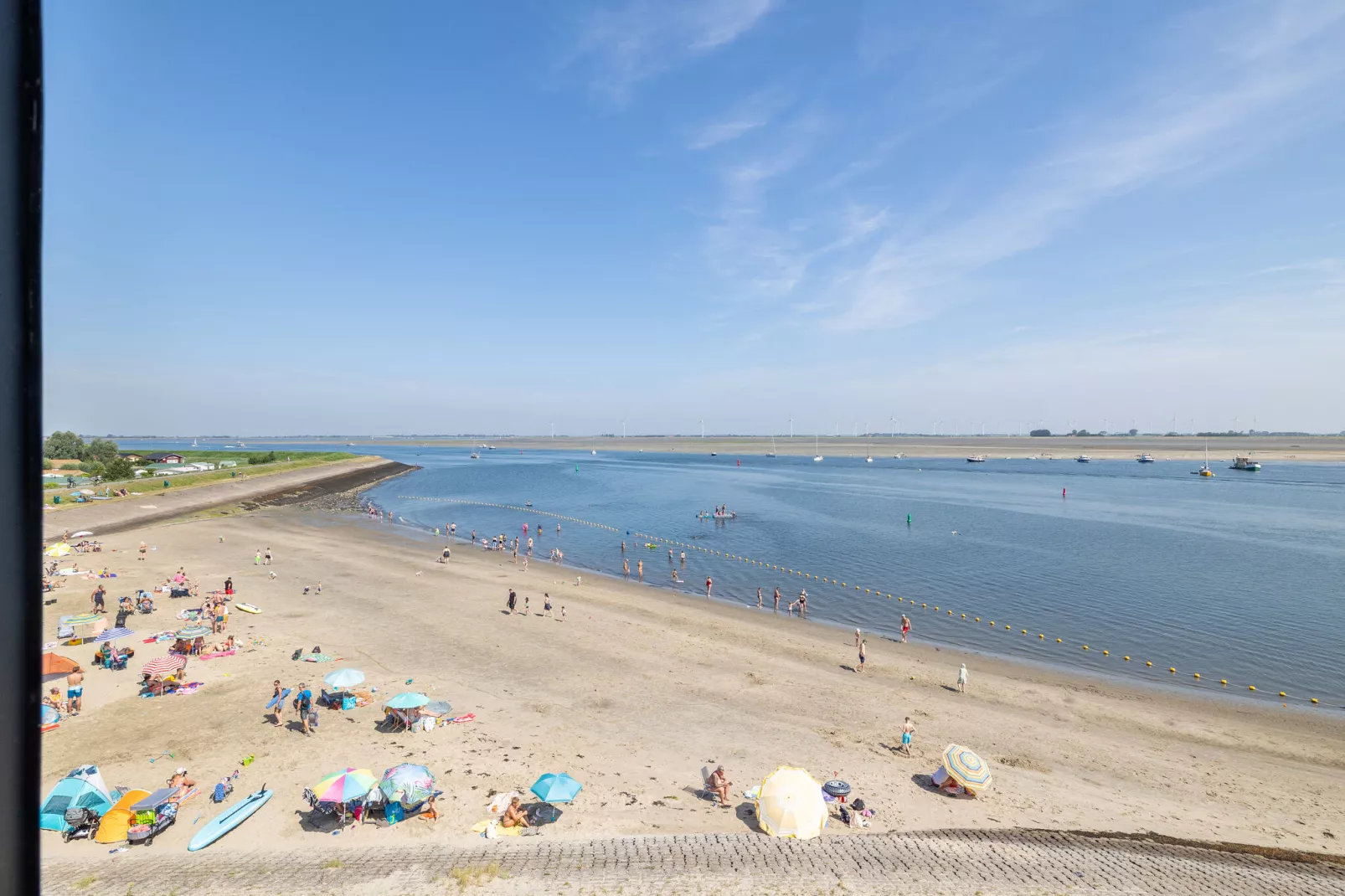 Luxe appartement Vista Maris - Havenweg 8-40  Sint-Annaland Oosterschelde-Uitzicht zomer