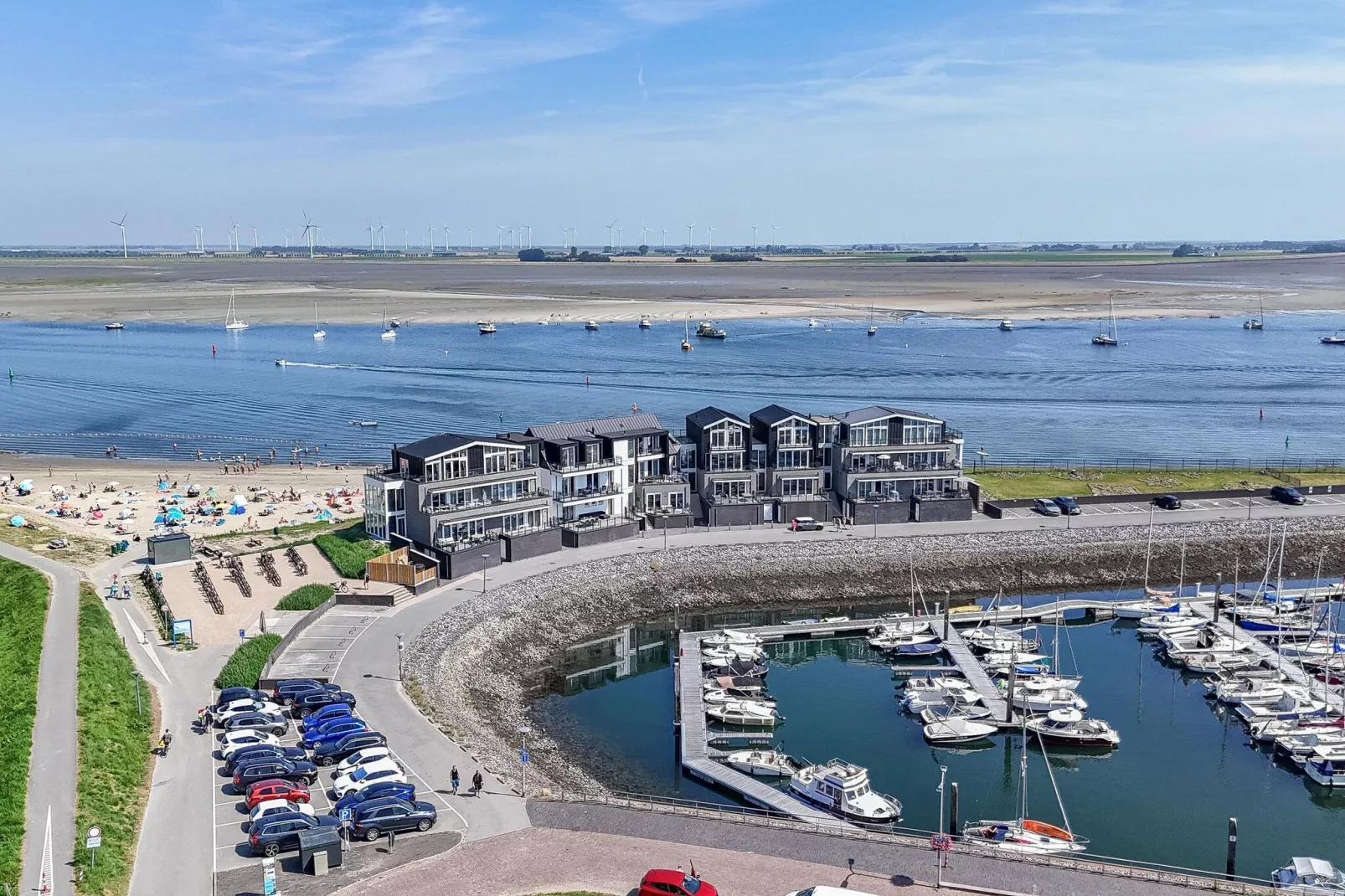 Luxe appartement Vista Maris - Havenweg 8-46  Sint-Annaland Oosterschelde-Gebieden zomer 1km