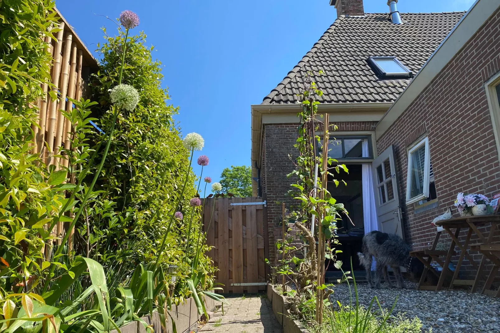 10-14 pax holiday home with seperated appartments and gardens-Tuinen zomer