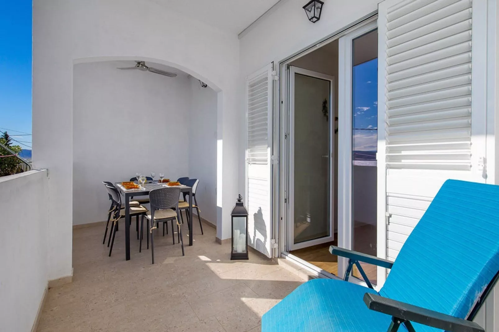 Apartments Sun 4 You - Two Bedroom Apartment with Balcony and Sea View (Apartment 2)-Terrasbalkon