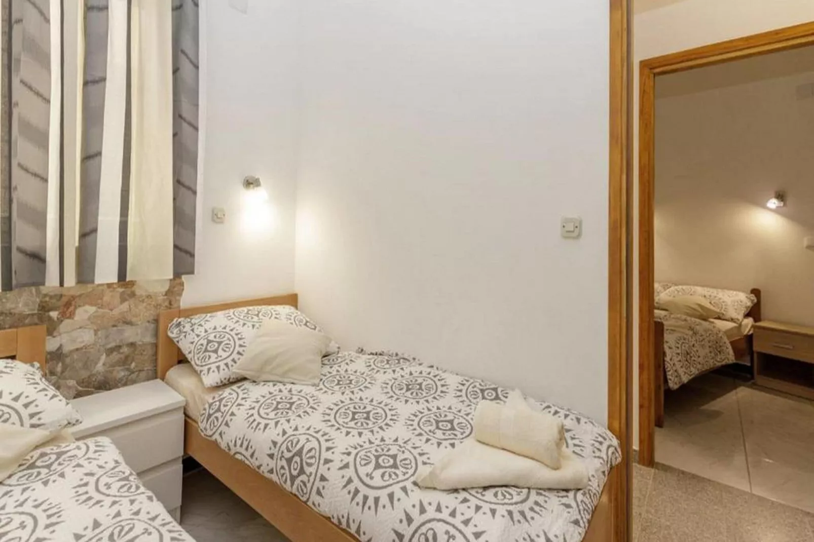 Apartment Senj - Superior Two bedroom Apartment with Terrace-Slaapkamer