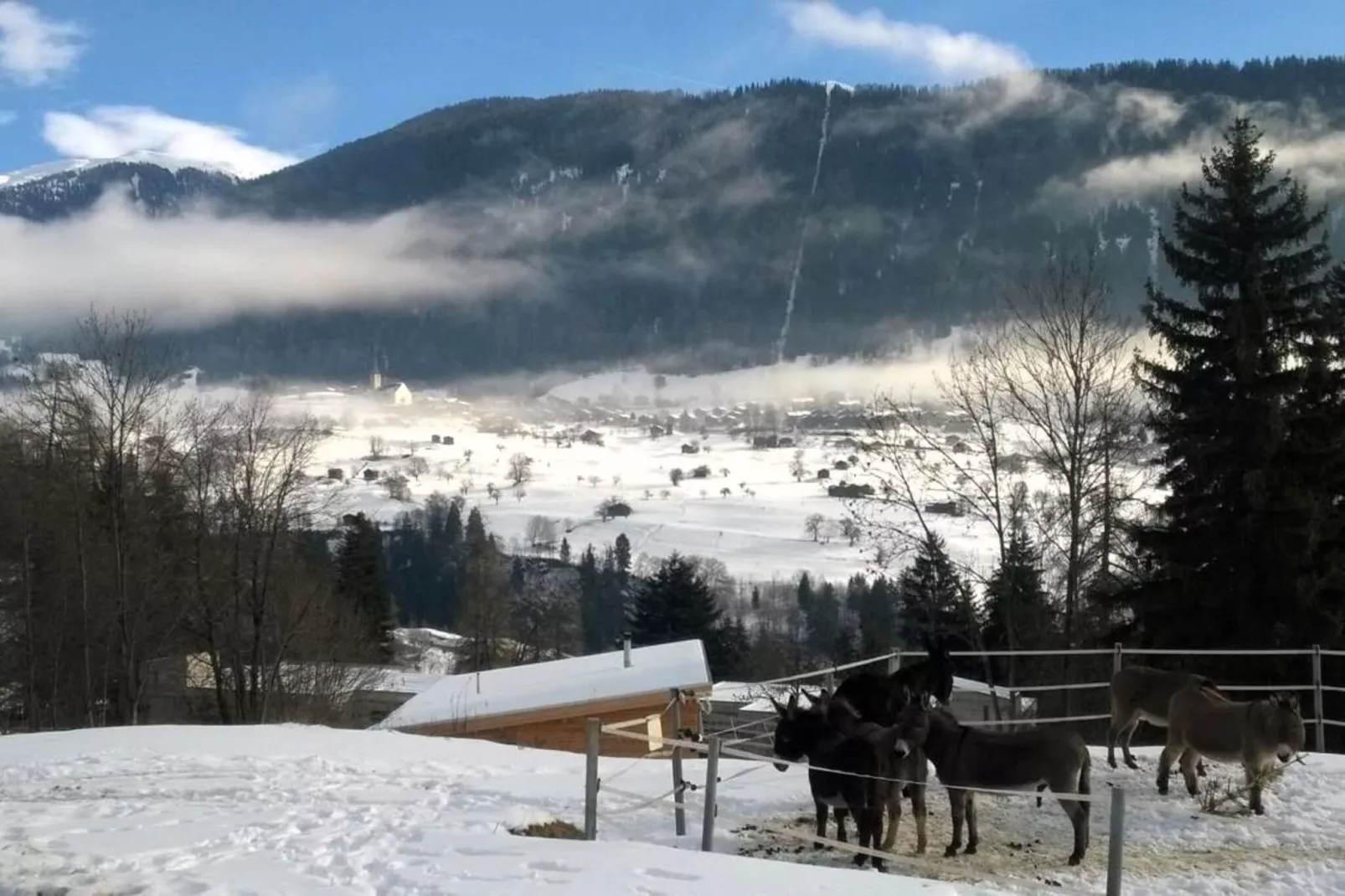 Chalet Verrel-Gebied winter 1km