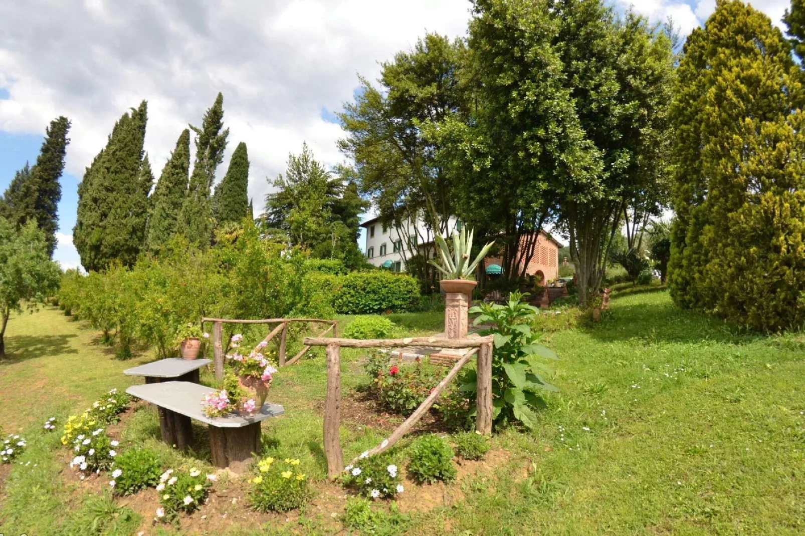 Il Borghetto-Tuinen zomer