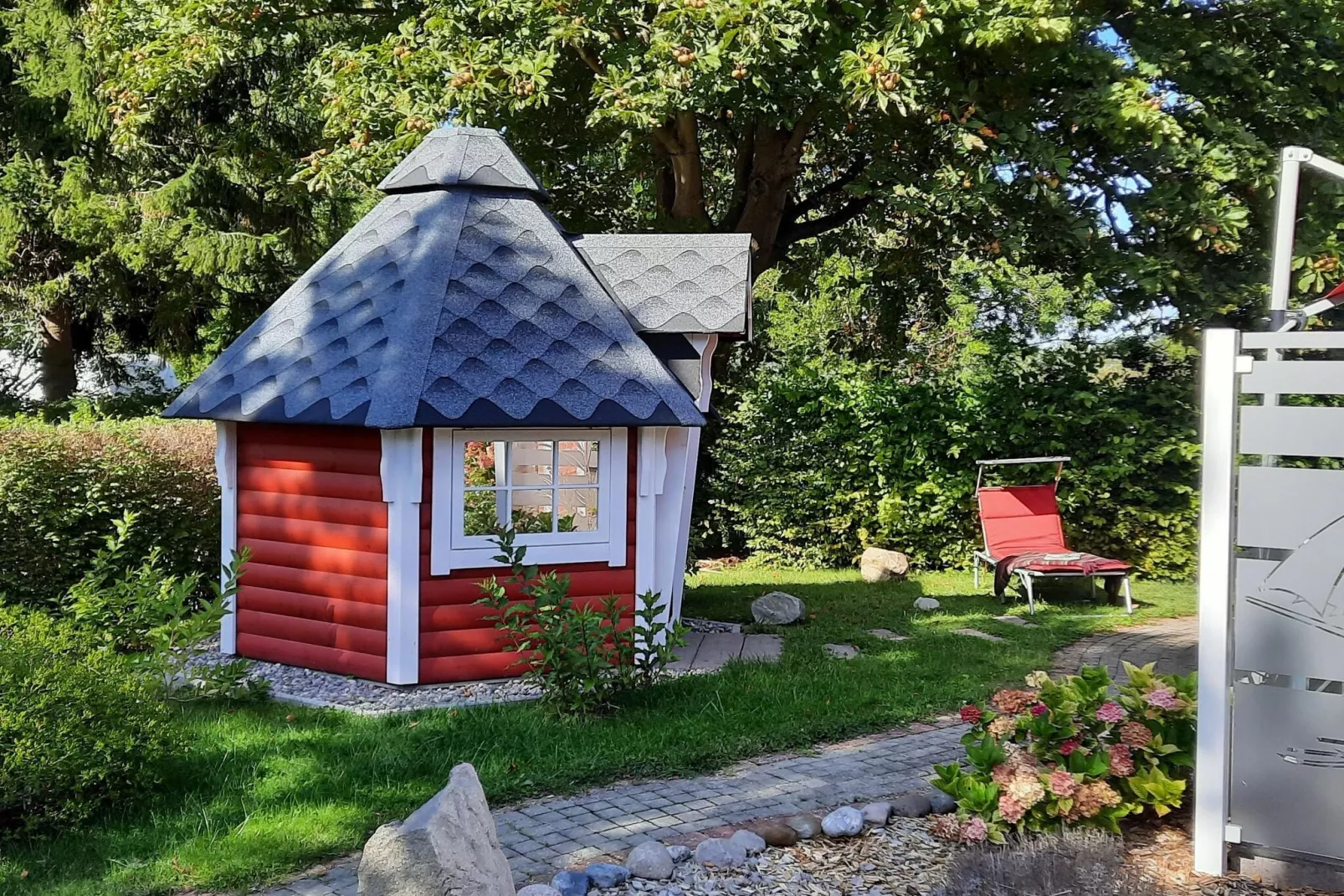 Ferienhaus Sternchen - Insel Rügen-Tuinen zomer