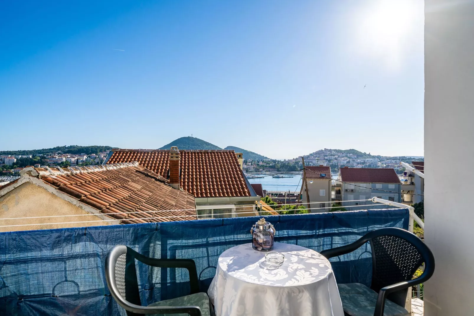 Apartment & Rooms Alan - One Bedroom Apartment with Balcony and Sea View-Terrasbalkon