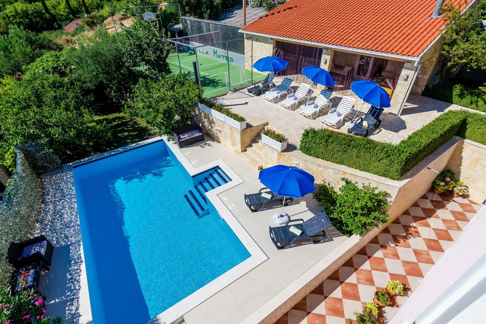 Villa Mateo - Three Bedroom Apartment with Terrace and Private Pool-Buitenlucht