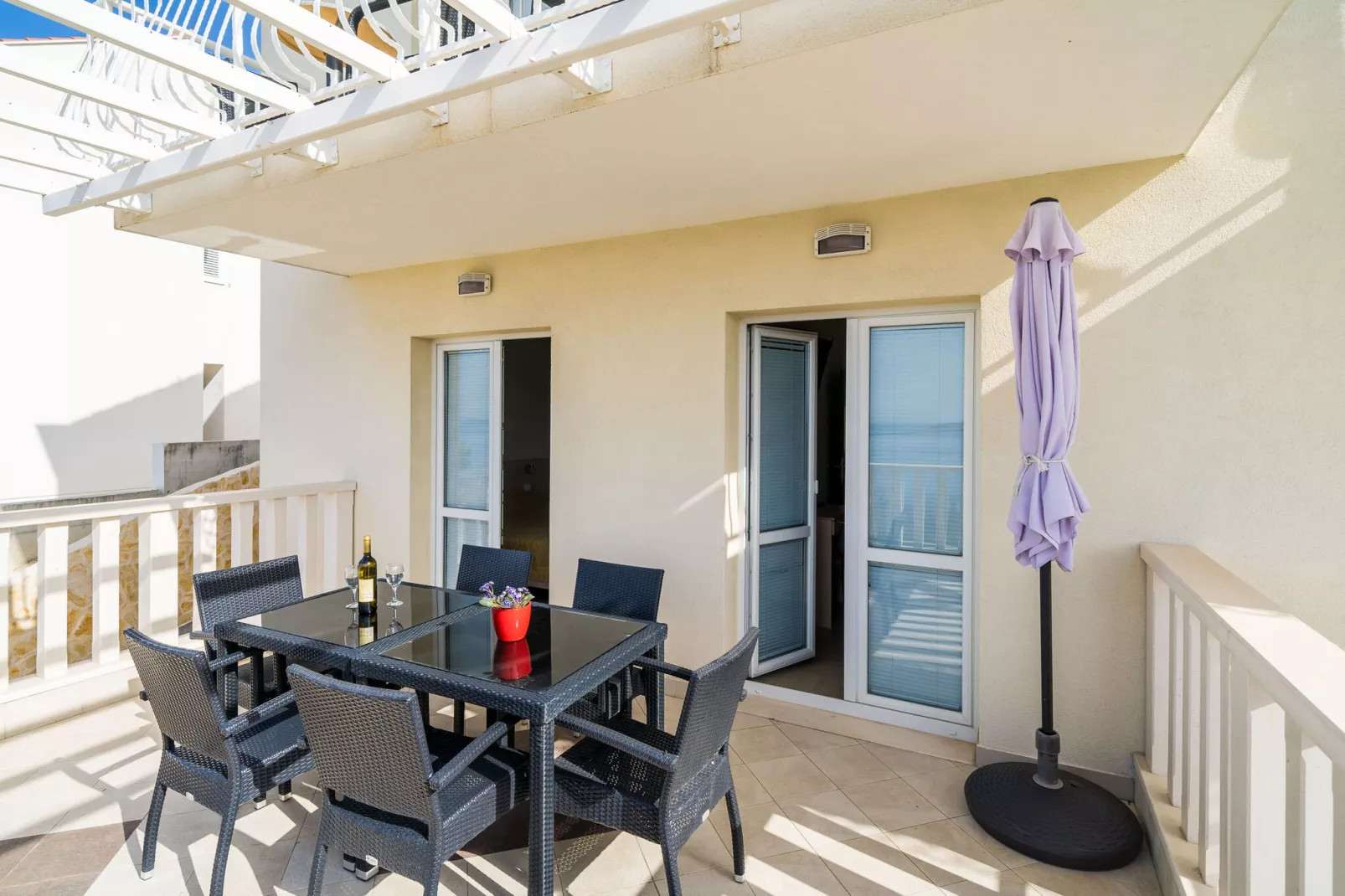 Villa Samba - Two-Bedroom Apartment with Terrace and Sea View - A4+2-Terras