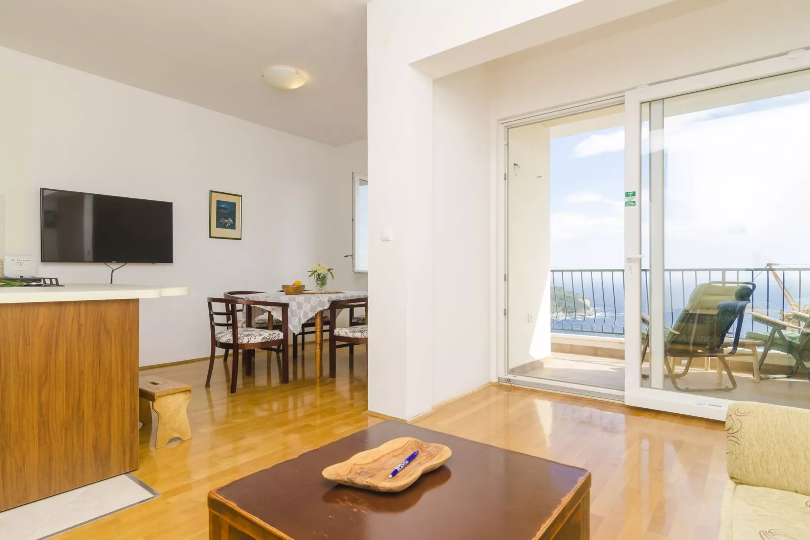 Ploce Apartments- Two-Bedroom Apartment with Terrace and Sea View - Frana Cale 24 Street-Slaapkamer