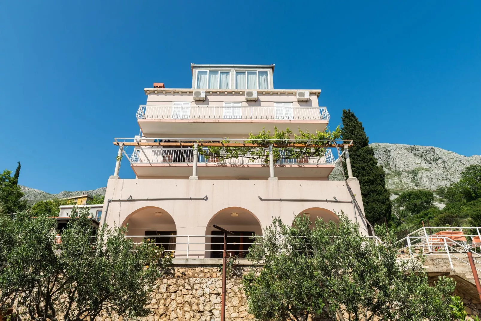 Villa Barbara - Studio with Terrace and Sea View (2 Adults)-Buitenlucht