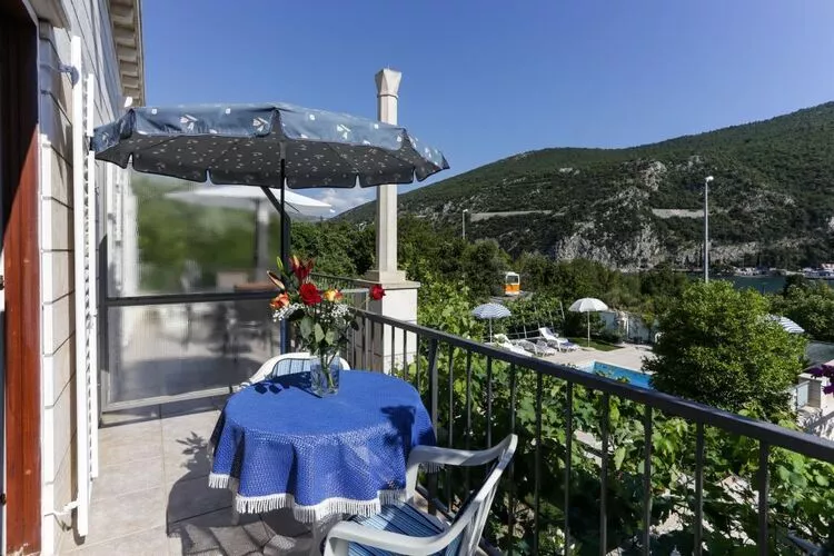 Villa Celenca - Double Room with Balcony and Sea View-Terrasbalkon