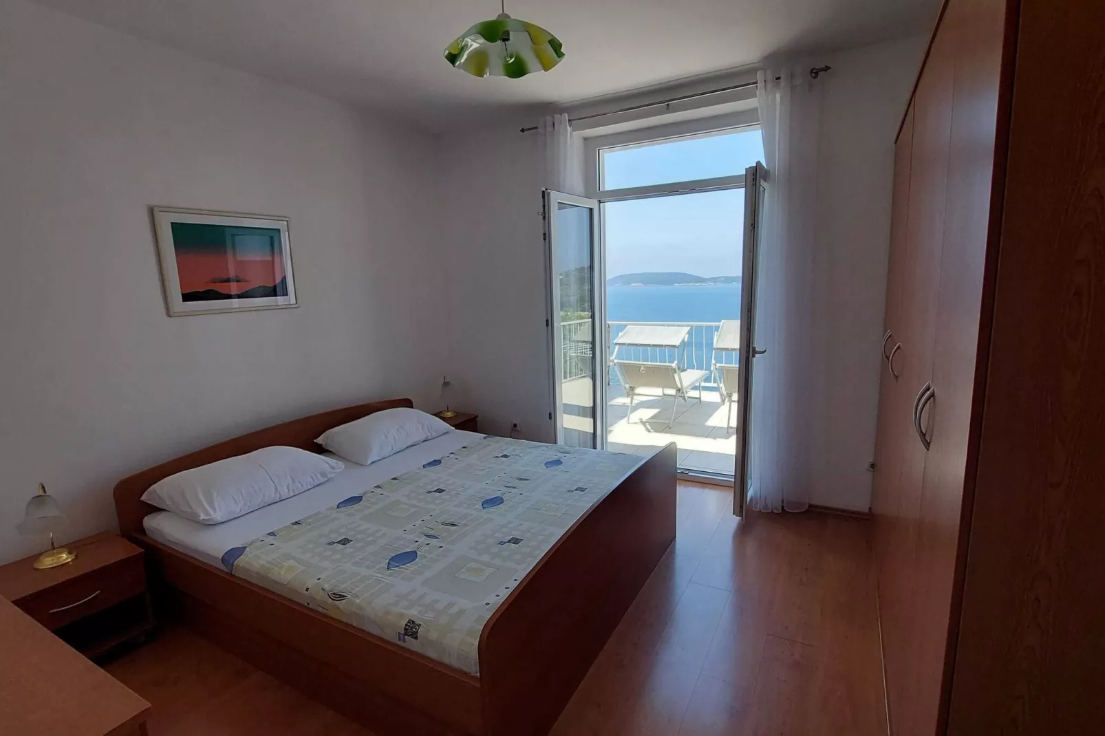 Apartments Matea - Two-Bedroom Apartment with Sea View and Balcony  - (Štikovica)-Slaapkamer