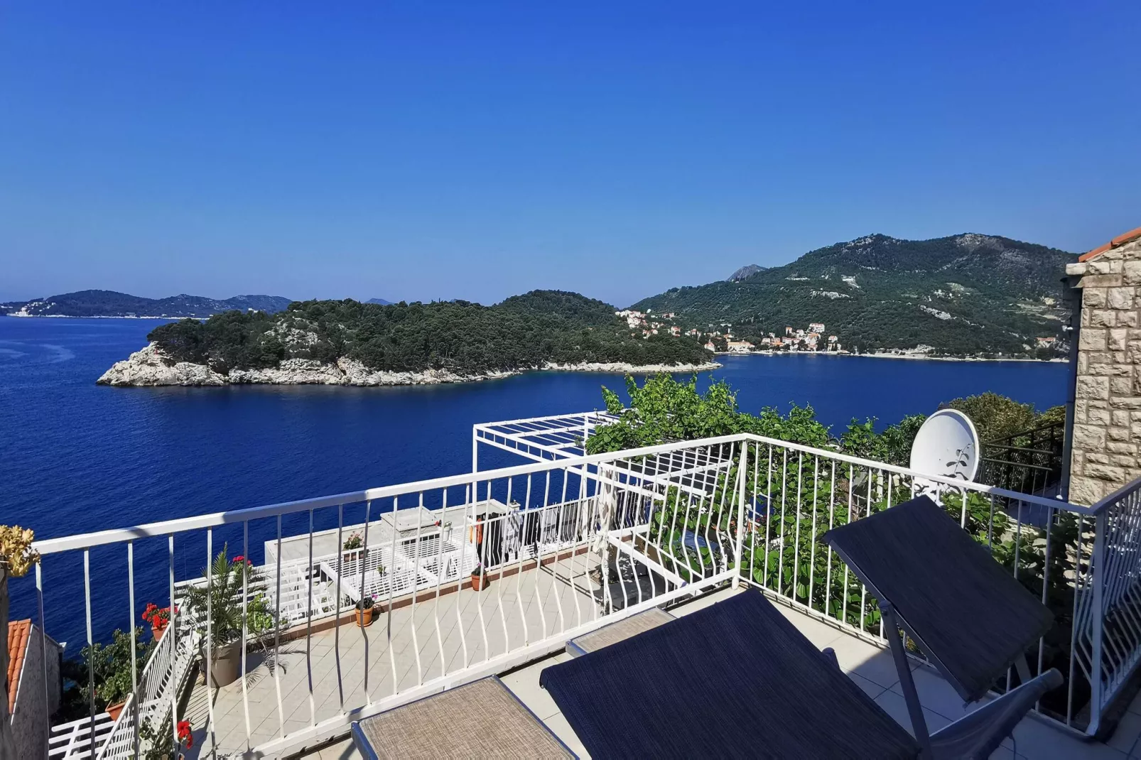 Apartments Matea - Two-Bedroom Apartment with Sea View and Balcony  - (Štikovica)-Terras