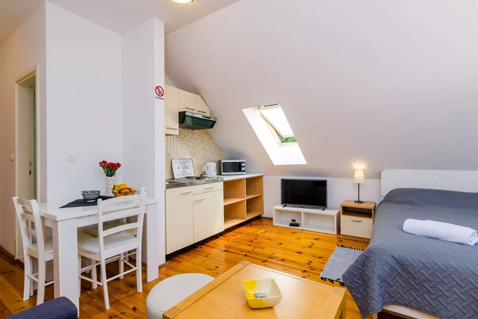 Orka Apartments - Studio (2 Adults) - Attic-Keuken