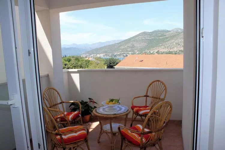 Apartments Ira - Two-Bedroom Apartment with Terrace-Terrasbalkon