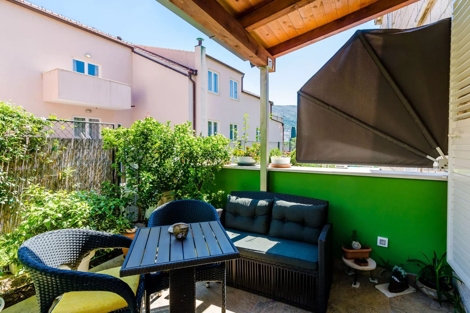 Apartments and Room Frane - Double Room-Terras