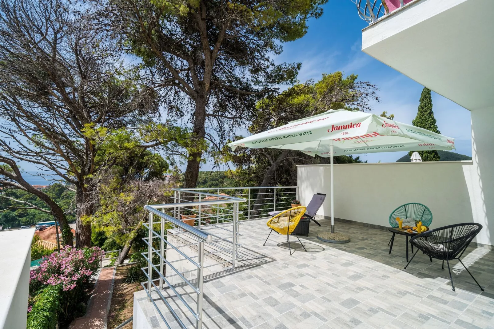 Apartment Eulalija- One-Bedroom Apartment with Terrace and Sea View-Terras