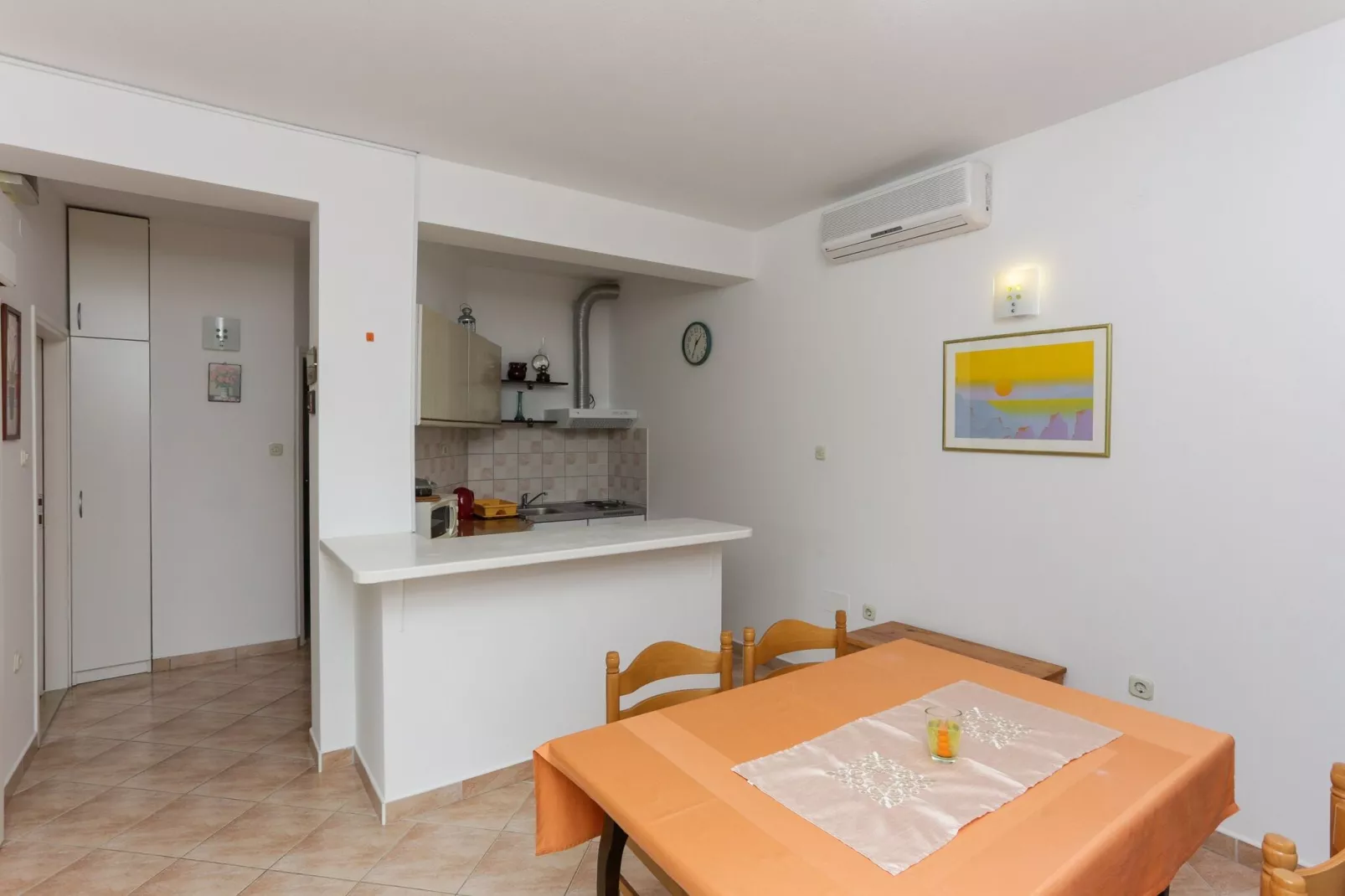 Apartments Posta - One-Bedroom Apartment with Terrace and Sea View (4 Adults) - Apartman 4-Eetkamer