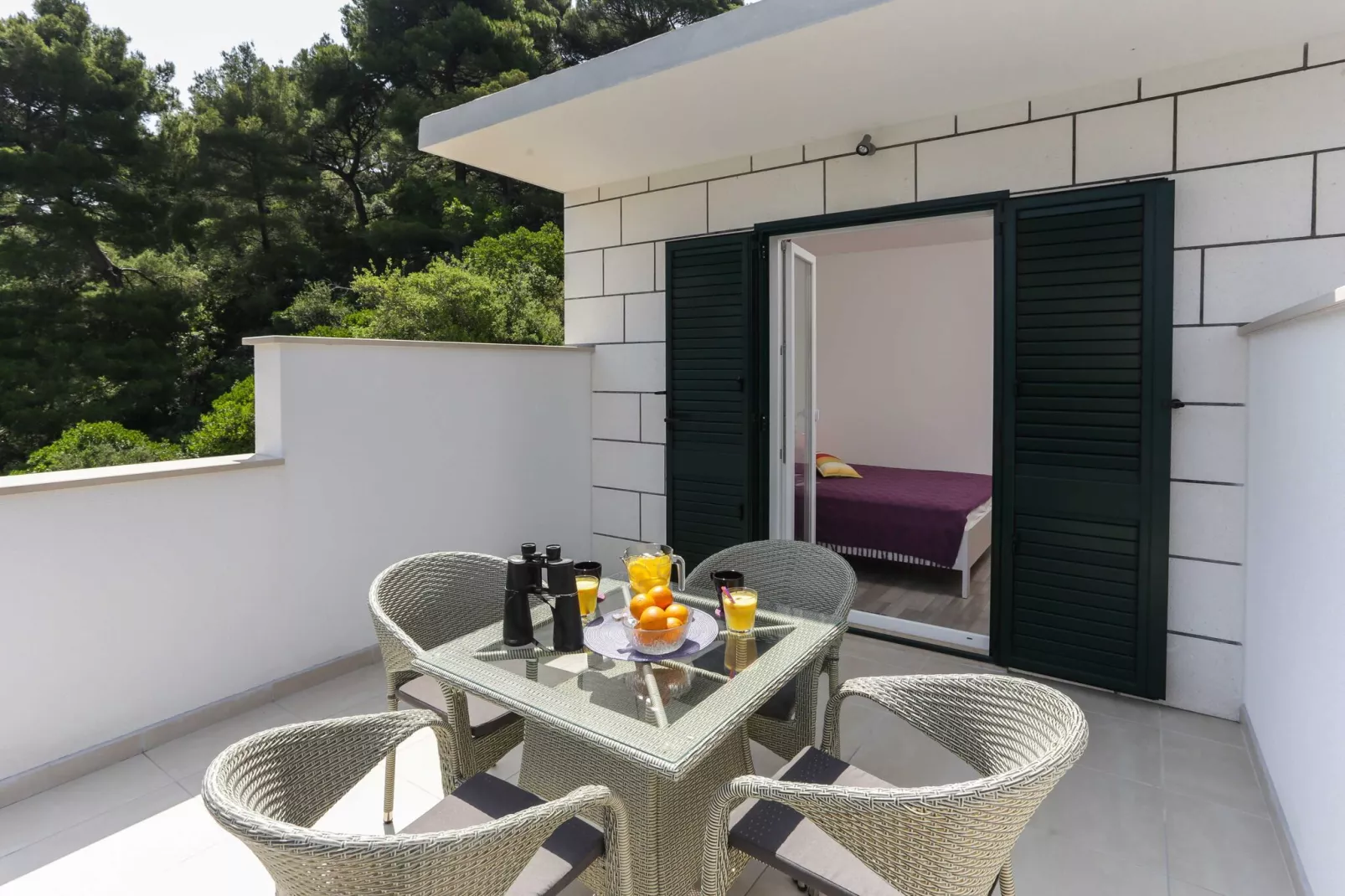 Apartments Posta - One-Bedroom Apartment with Terrace and Sea View - Apartman 5-Terras