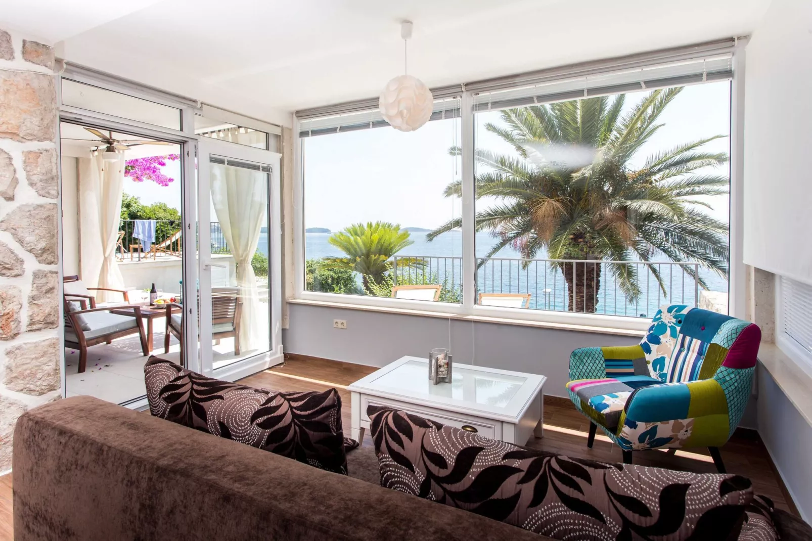 Villa Mirjana - One Bedroom Apartment with Terrace and Sea View (Palma)-Uitzicht